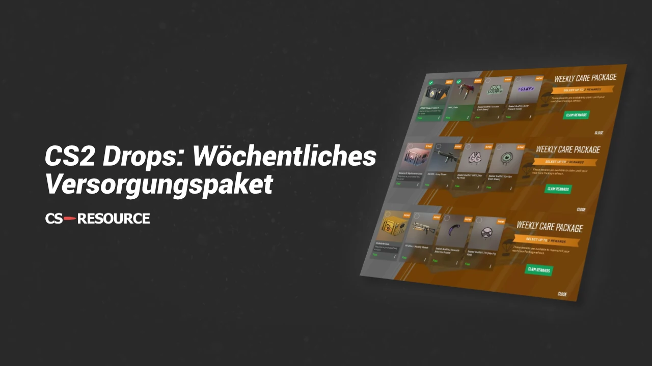 Wie das CS2 Drop System funktioniert (Wöchentliches Versorgungspaket ...